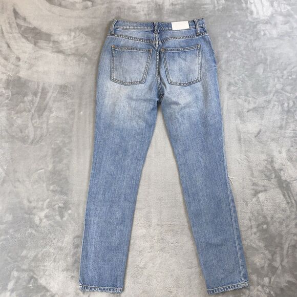 Pistola Jeans Womens 26 Medium Wash Blue Denim Distressed Skinny Leg High Rise - Picture 10 of 10